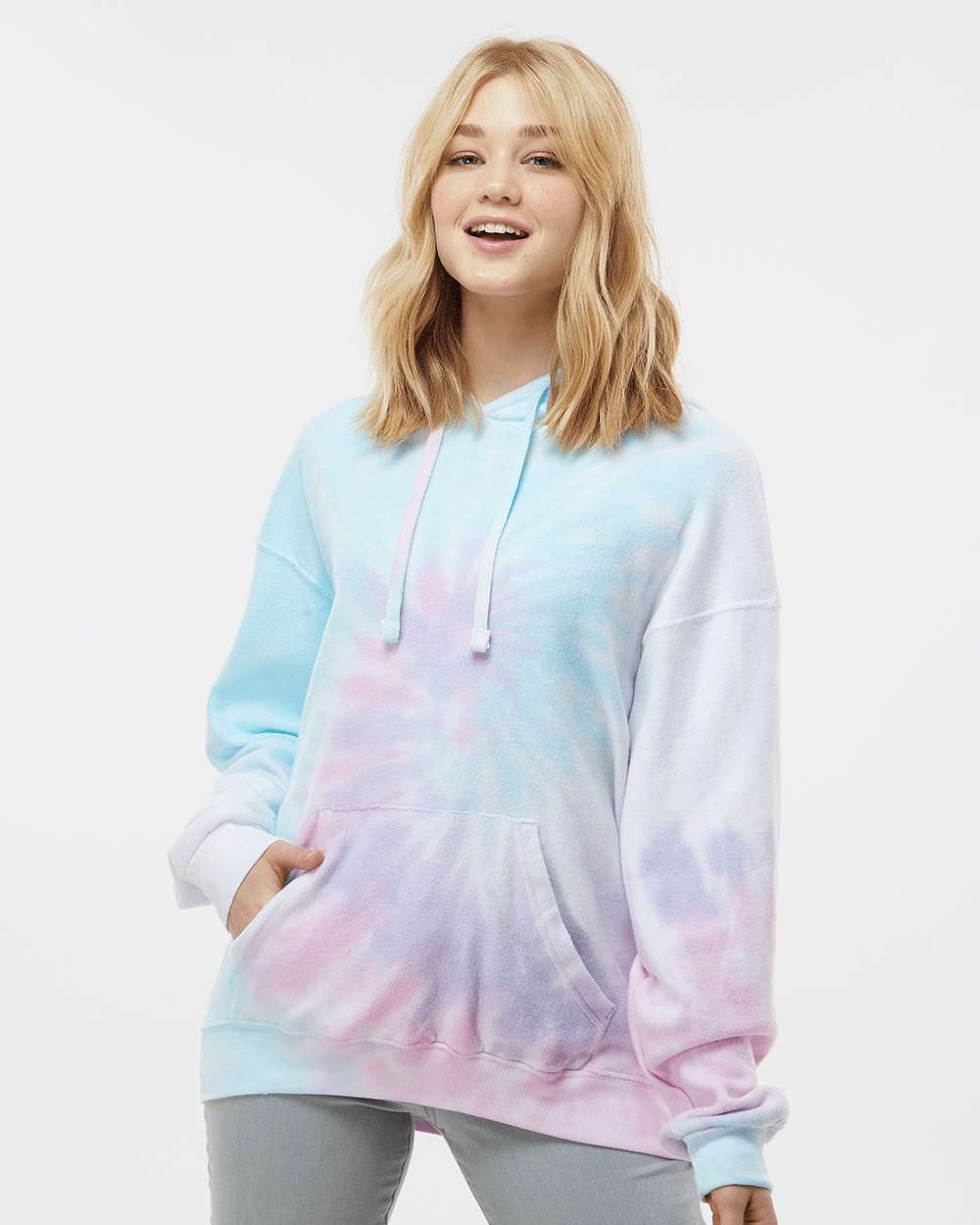 Colortone-8600-Tie-Dyed Cloud Fleece Hooded Sweatshirt - Image 23