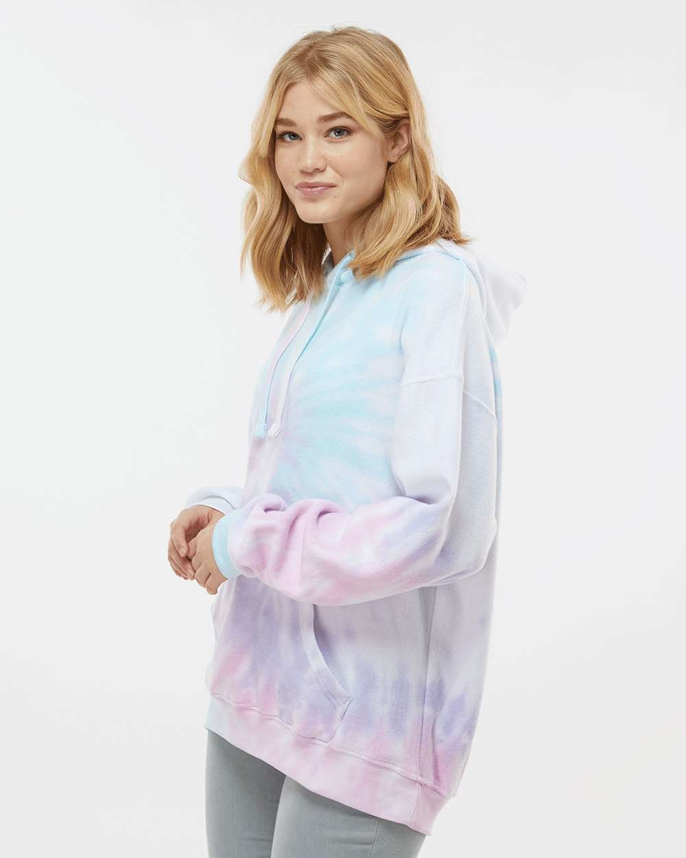 Colortone-8600-Tie-Dyed Cloud Fleece Hooded Sweatshirt - Image 24