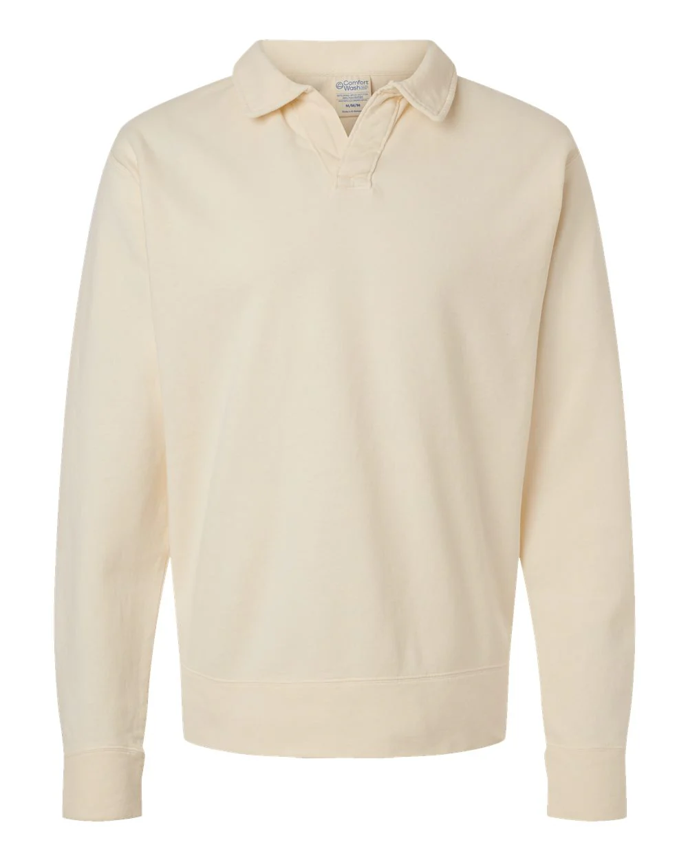 ComfortWash by Hanes-GDH490-Garment-Dyed Polo Collar Sweatshirt - Image 23