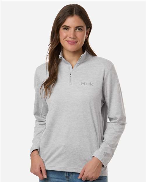 HUK-H6130024-Women's Coldfront+ Quarter-Zip Pullover - Image 4
