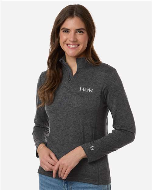 HUK-H6130024-Women's Coldfront+ Quarter-Zip Pullover - Image 7
