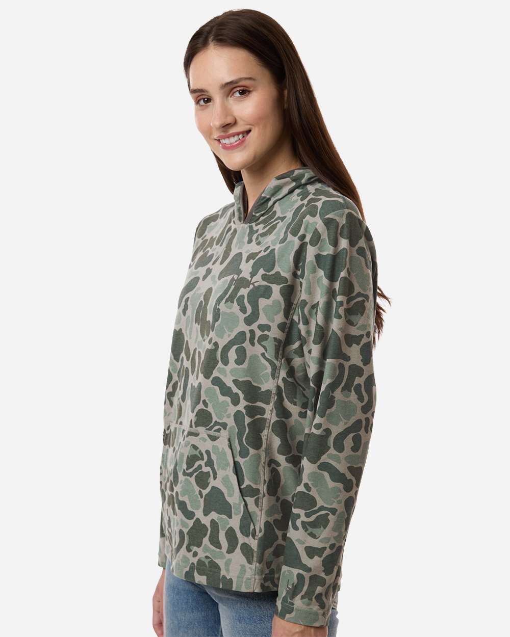 HUK-H6130037-Women's Coldfront+ KC Print Hooded Sweatshirt - Image 10