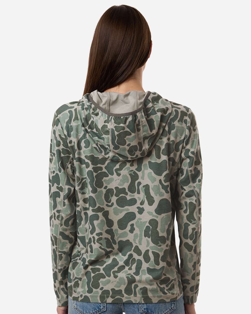 HUK-H6130037-Women's Coldfront+ KC Print Hooded Sweatshirt - Image 8