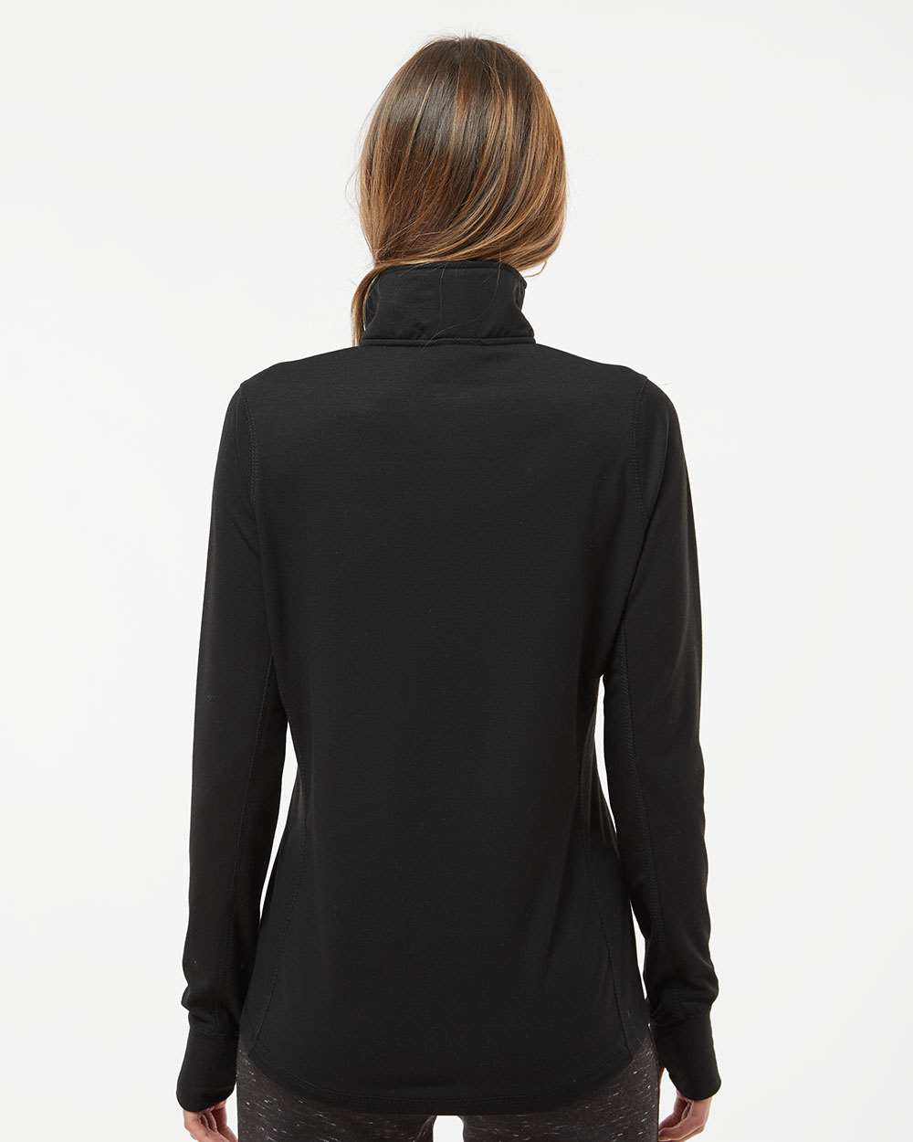 J. America-8433-Women’s Omega Stretch Quarter-Zip Pullover - Image 7
