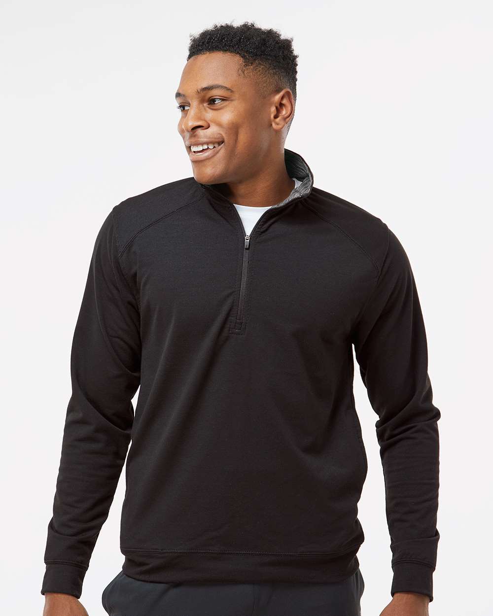 J. America-8434-Omega Stretch Quarter-Zip Pullover - Image 5