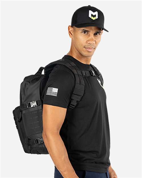 MERET-DL24-Delta 24L Black Backpack - Image 4