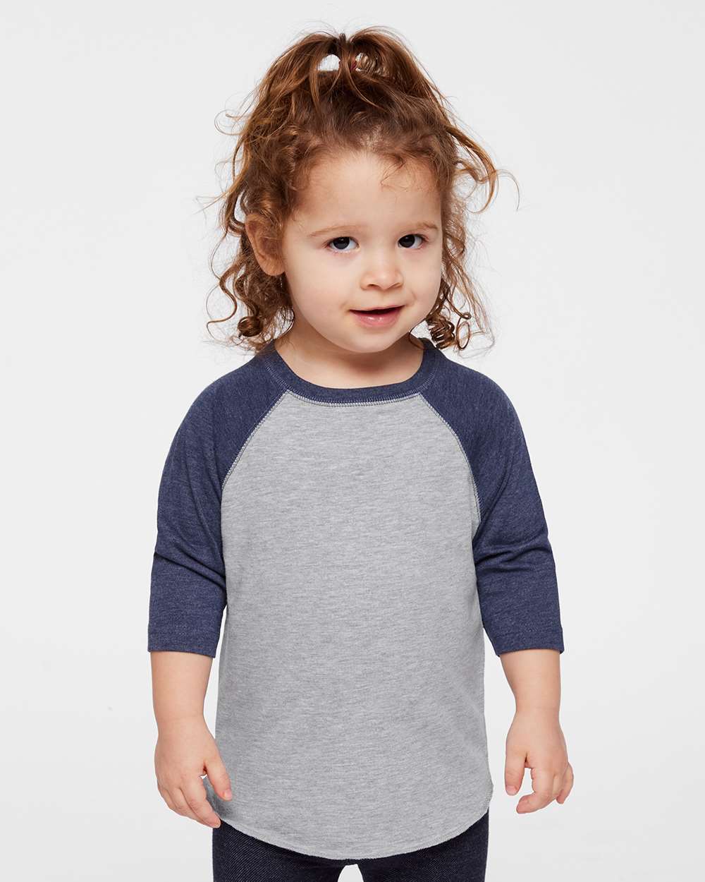 Rabbit Skins-3330-Toddler Baseball Fine Jersey Three-Quarter Sleeve Tee - Image 14