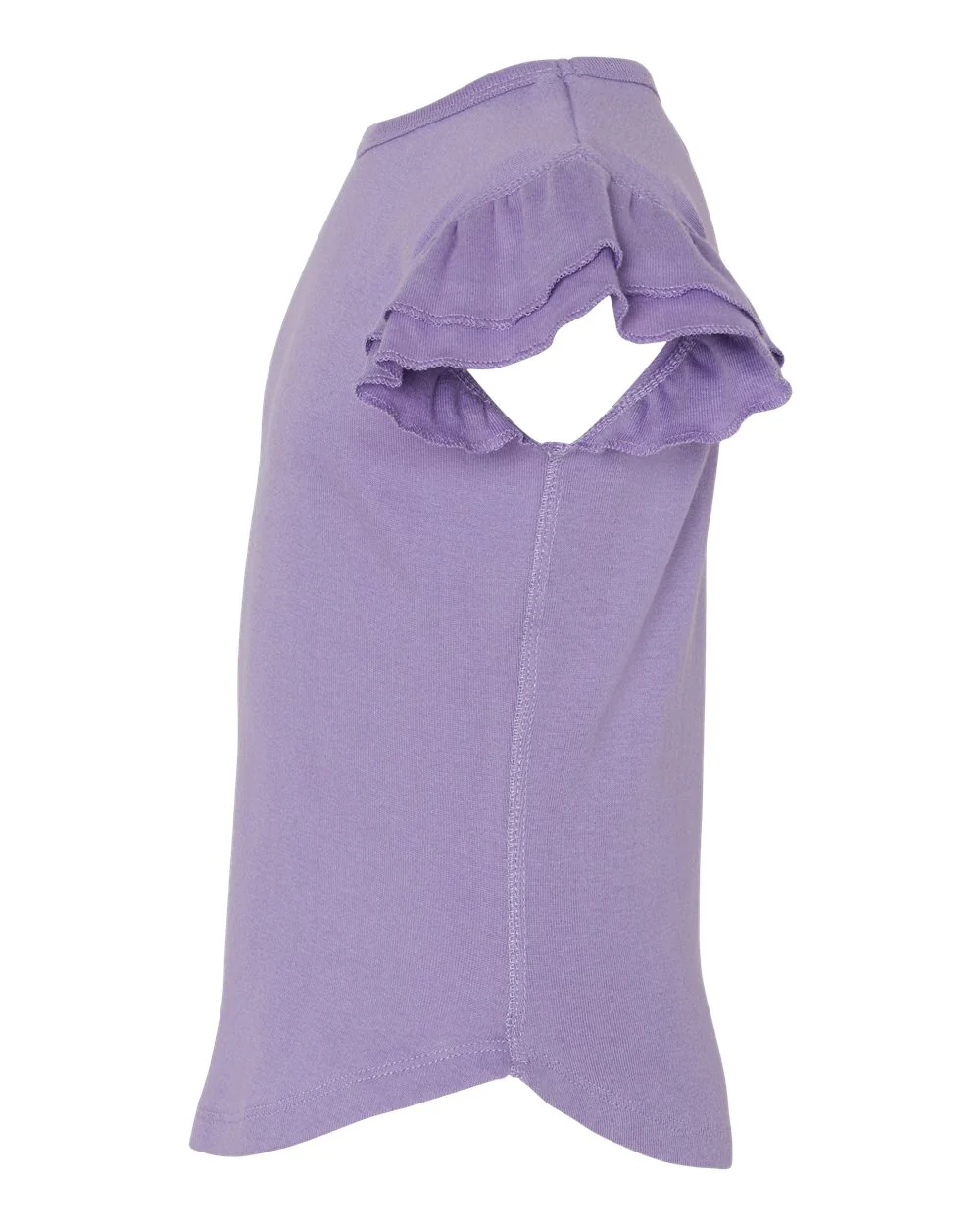 Rabbit Skins-3339-Toddler Flutter Sleeve Tee - Image 10