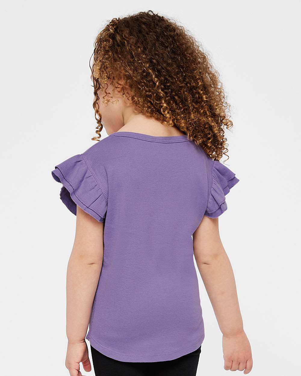Rabbit Skins-3339-Toddler Flutter Sleeve Tee - Image 13