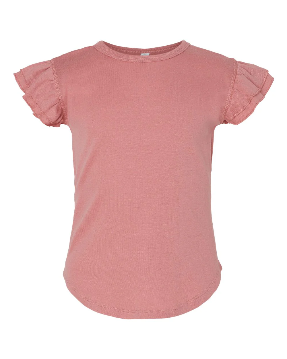 Rabbit Skins-3339-Toddler Flutter Sleeve Tee - Image 14