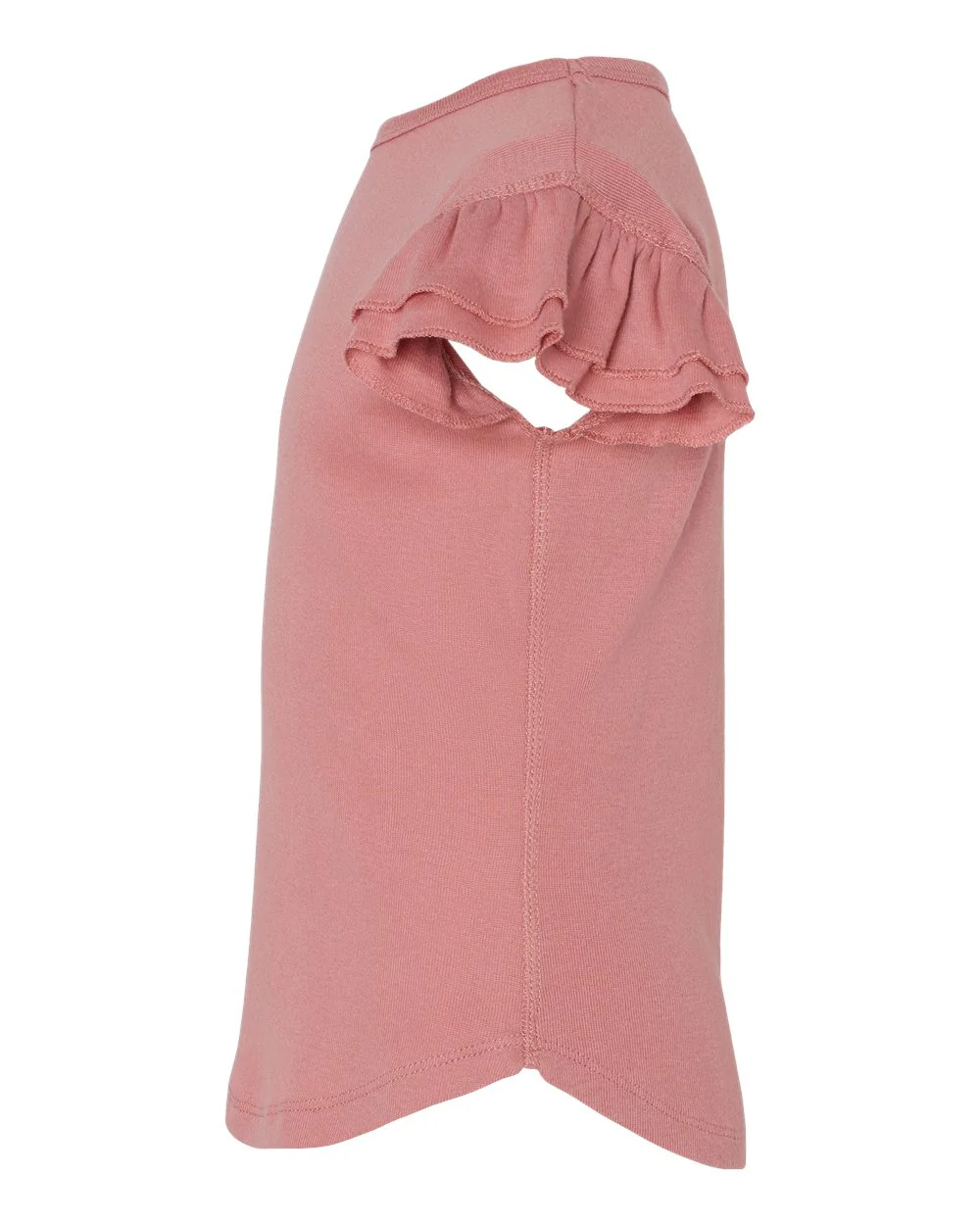 Rabbit Skins-3339-Toddler Flutter Sleeve Tee - Image 16