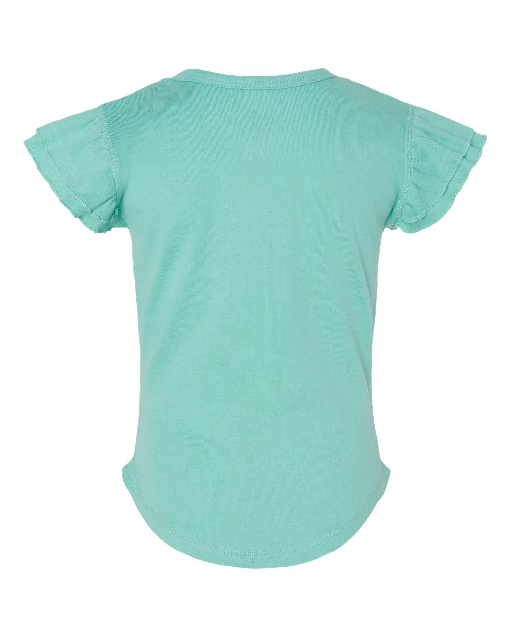 Rabbit Skins-3339-Toddler Flutter Sleeve Tee - Image 21
