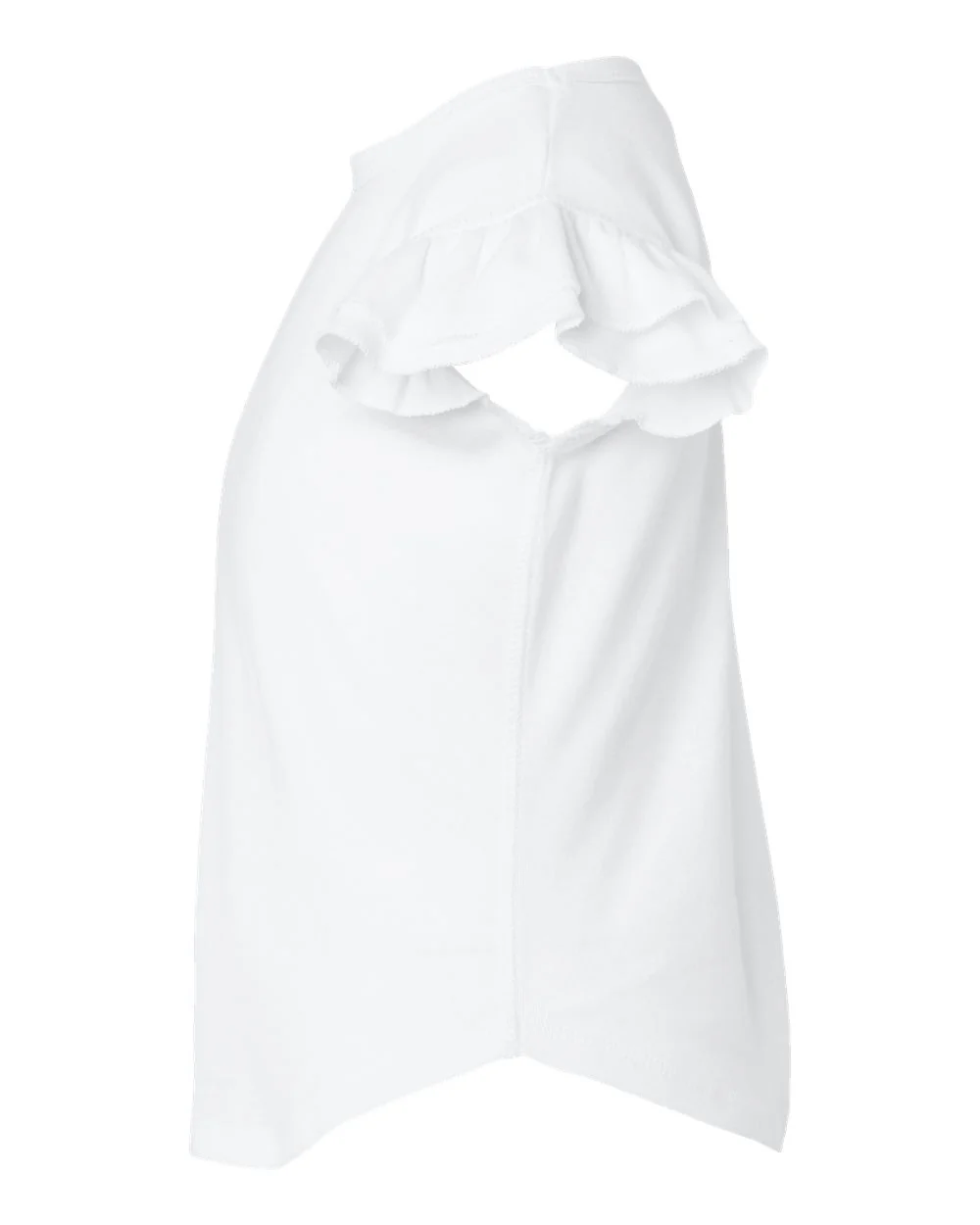 Rabbit Skins-3339-Toddler Flutter Sleeve Tee - Image 28