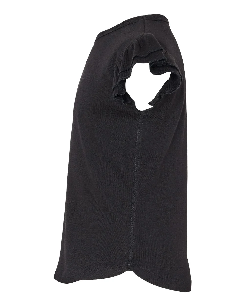 Rabbit Skins-3339-Toddler Flutter Sleeve Tee - Image 4