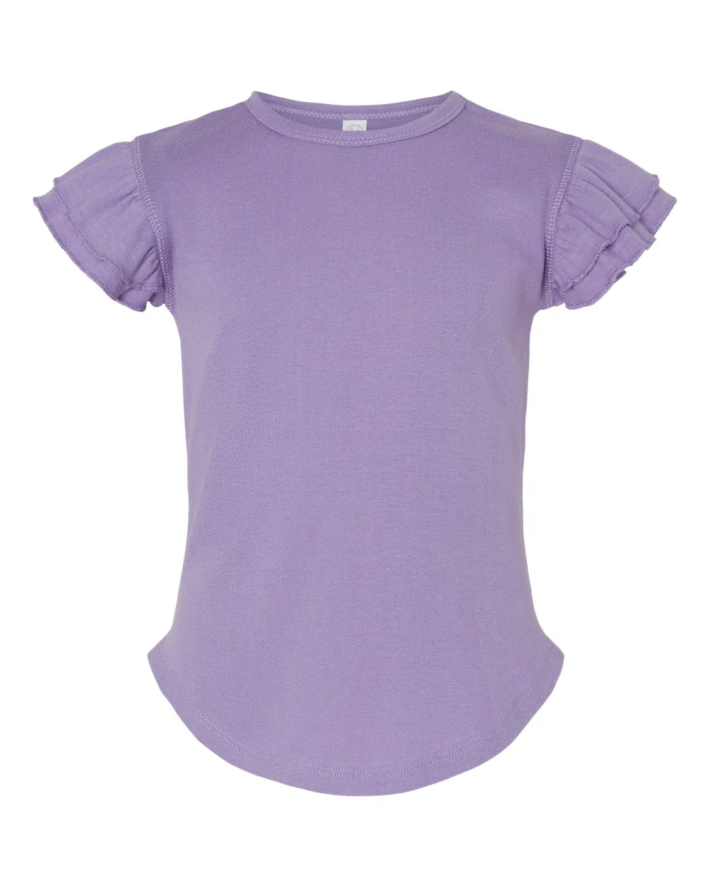 Rabbit Skins-3339-Toddler Flutter Sleeve Tee - Image 8