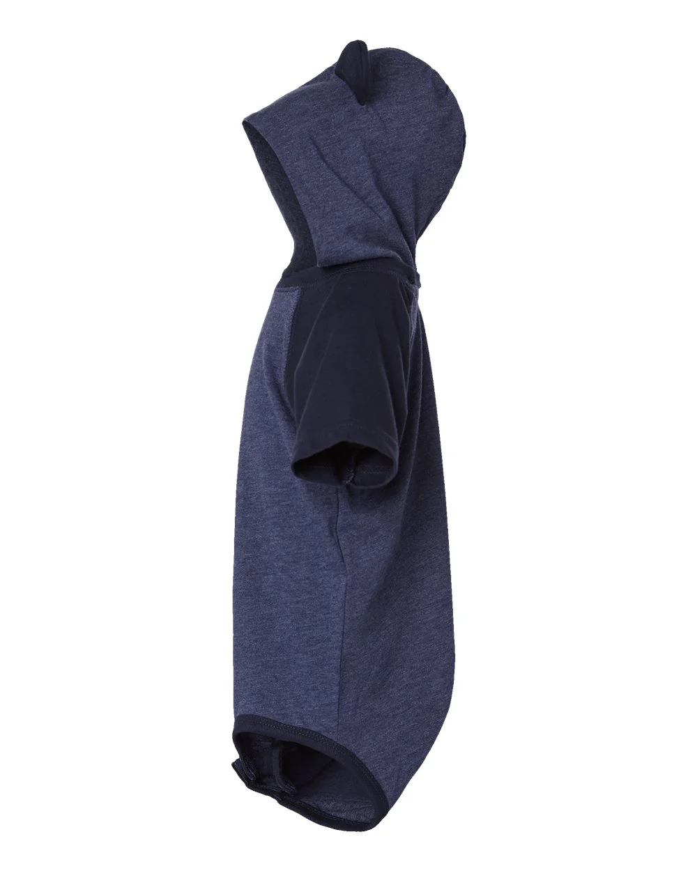 Rabbit Skins-4417-Fine Jersey Infant Short Sleeve Raglan Bodysuit with Hood & Ears - Image 16