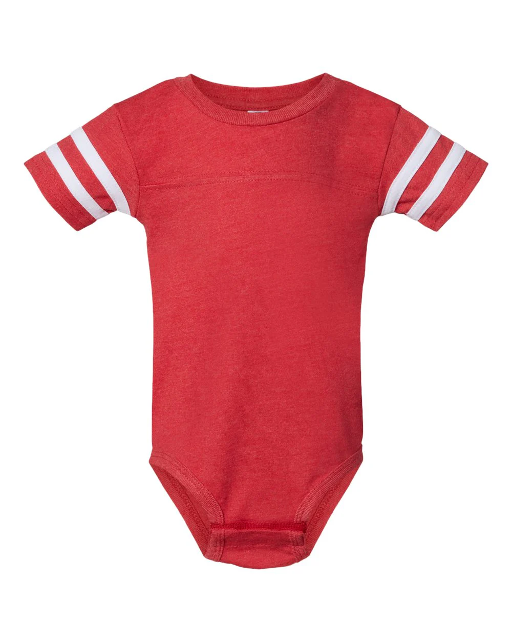 Rabbit Skins-4437-Infant Football Fine Jersey Bodysuit - Image 5