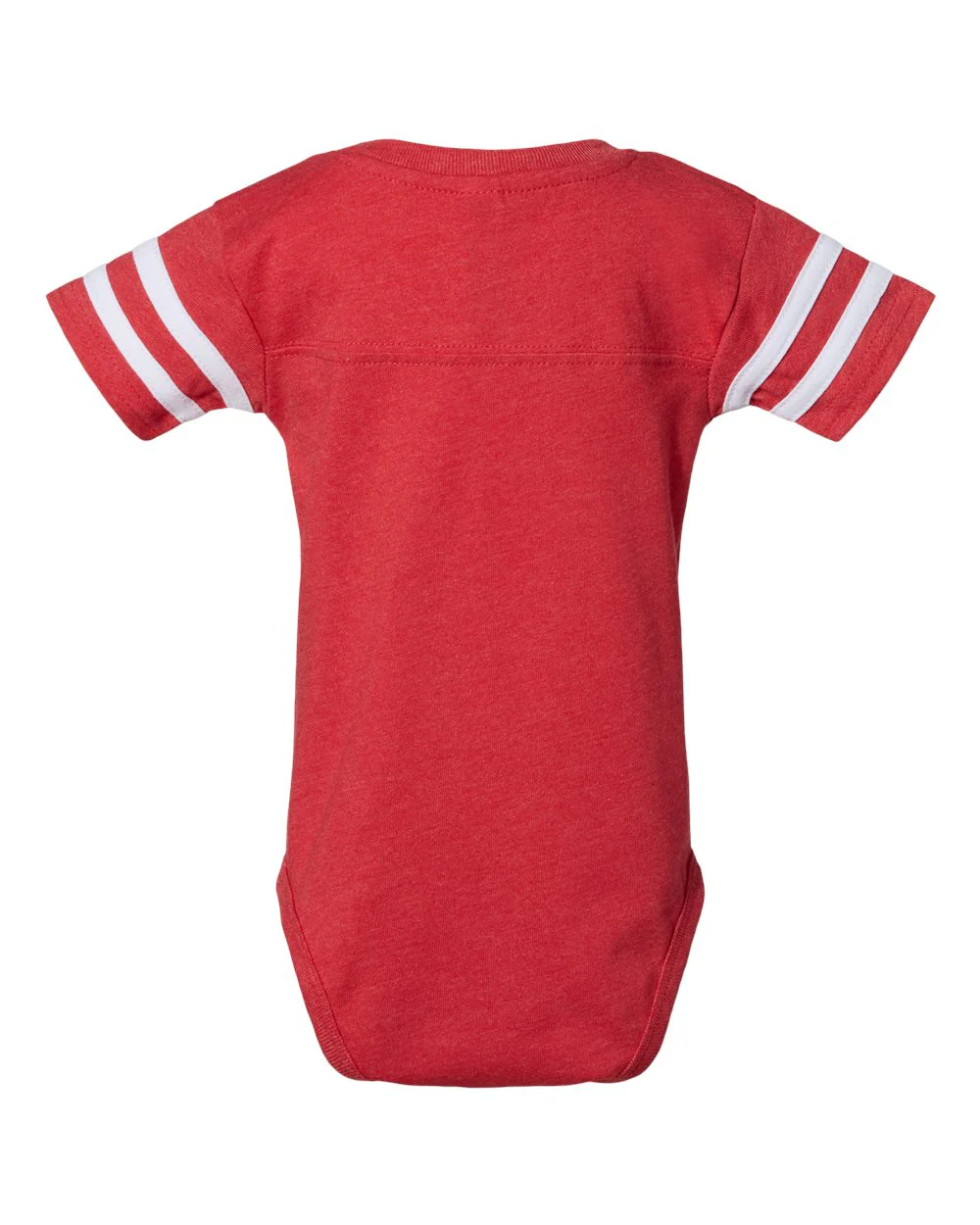 Rabbit Skins-4437-Infant Football Fine Jersey Bodysuit - Image 6