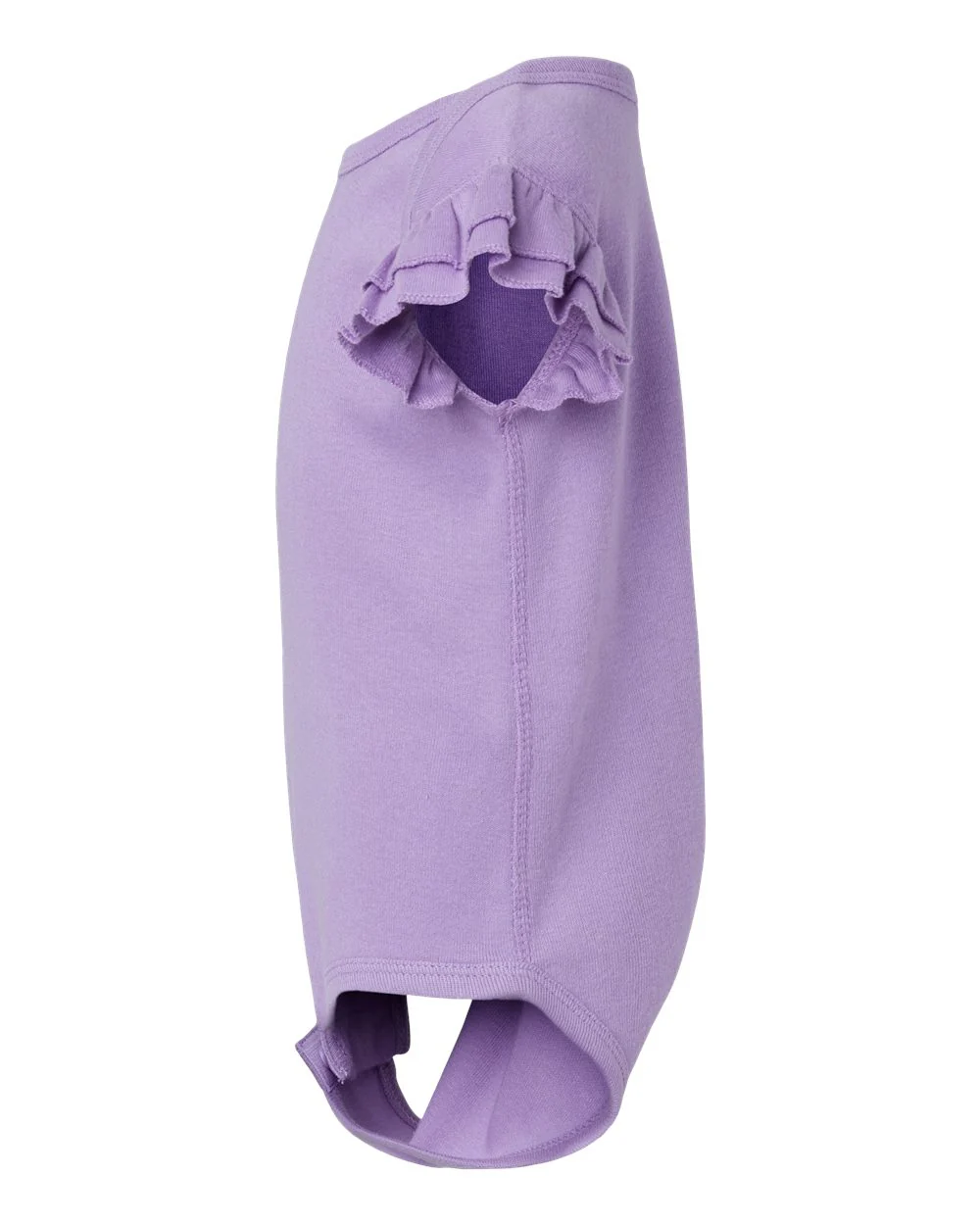 Rabbit Skins-4439-Infant Flutter Sleeve Baby Rib Bodysuit - Image 10