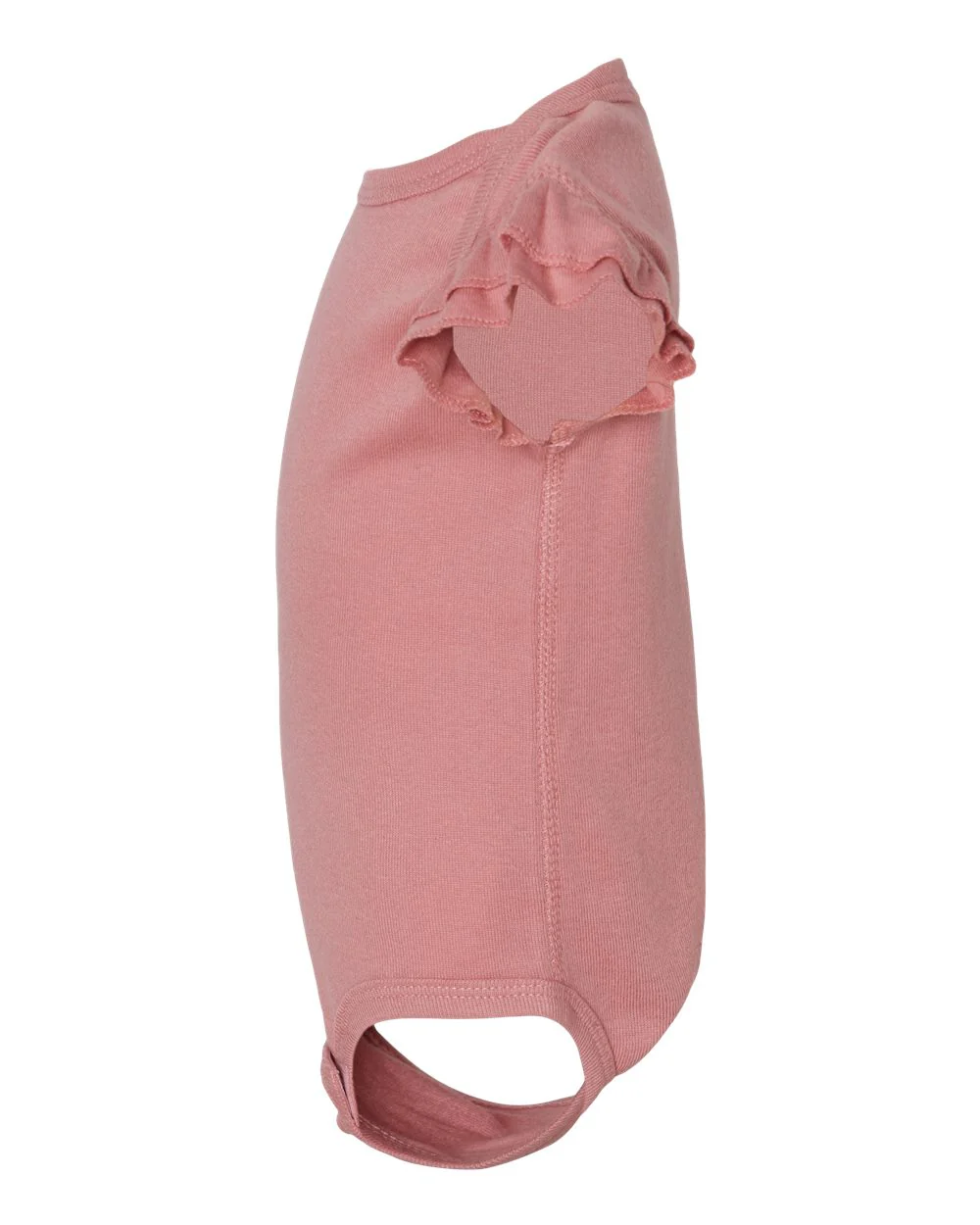 Rabbit Skins-4439-Infant Flutter Sleeve Baby Rib Bodysuit - Image 16