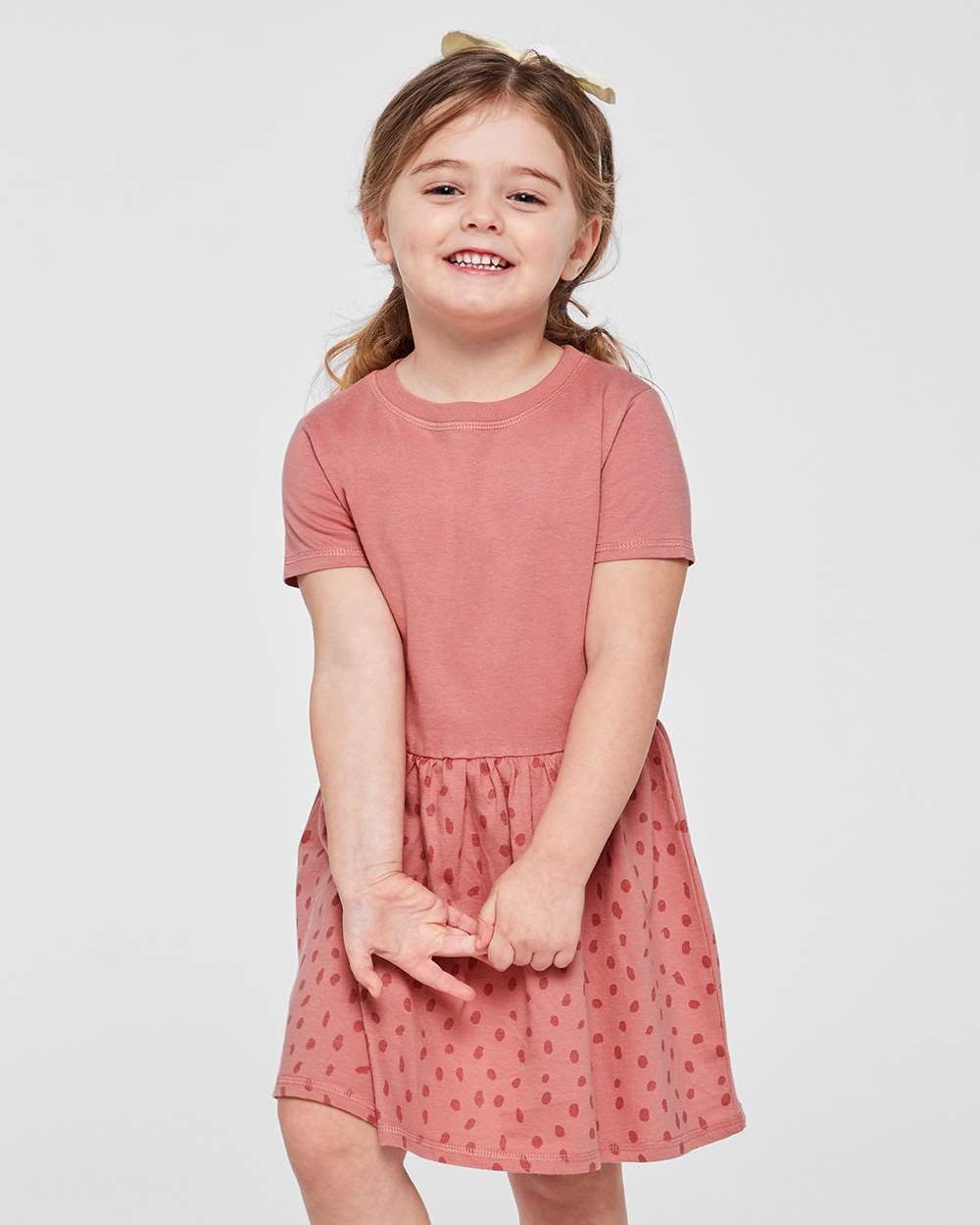 Rabbit Skins-5333-Toddler Fine Jersey Dress - Image 3